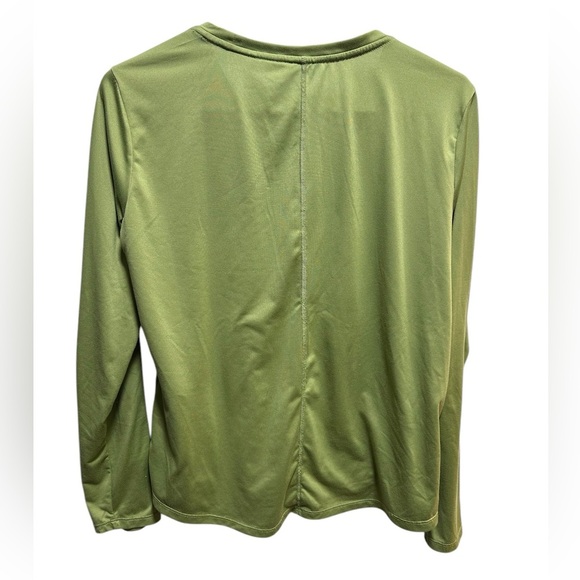 Nike dri-fit Women's Green Long Sleeve Top - Picture 2 of 3